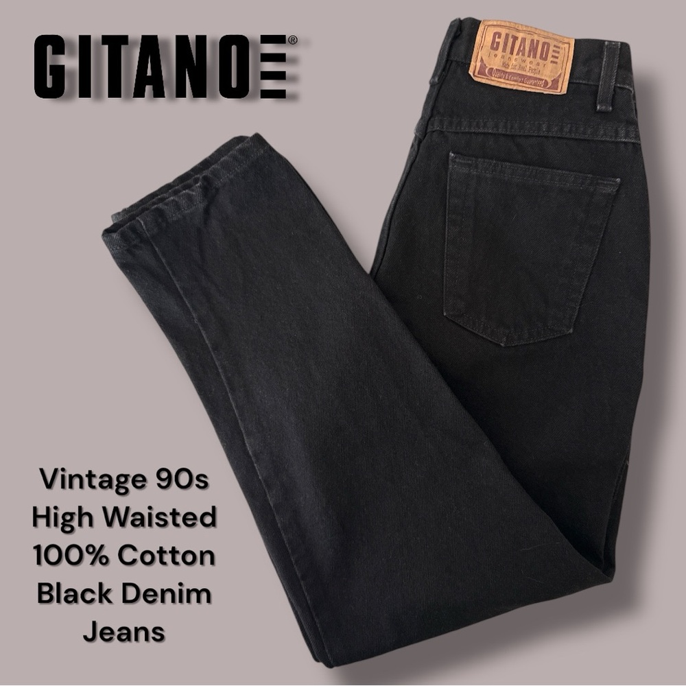 Gitano Black Denim Jeans‎